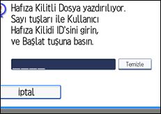 İşlem paneli ekran çizimi