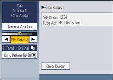 İşlem paneli ekran çizimi