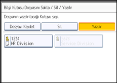 İşlem paneli ekran çizimi