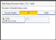 İşlem paneli ekran çizimi