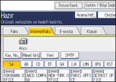 İşlem paneli ekran çizimi