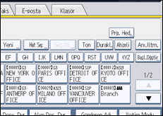İşlem paneli ekran çizimi