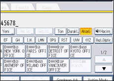 İşlem paneli ekran çizimi