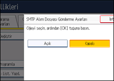 İşlem paneli ekran çizimi