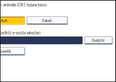 İşlem paneli ekran çizimi