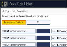 İşlem paneli ekran çizimi