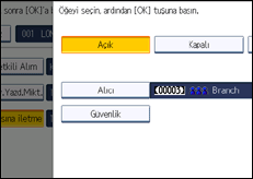 İşlem paneli ekran çizimi