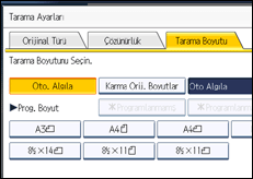 İşlem paneli ekran çizimi