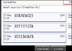 İşlem paneli ekran çizimi