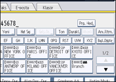 İşlem paneli ekran çizimi