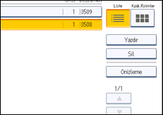 İşlem paneli ekran çizimi