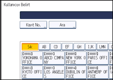 İşlem paneli ekran çizimi