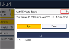 İşlem paneli ekran çizimi