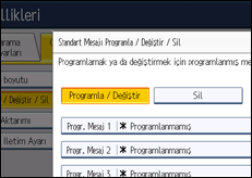 İşlem paneli ekran çizimi