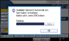 İşlem paneli ekran çizimi