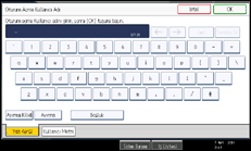 İşlem paneli ekran çizimi