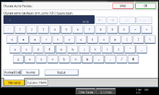 İşlem paneli ekran çizimi