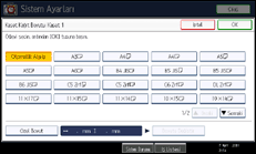 İşlem paneli ekran çizimi