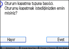 İşlem paneli ekran çizimi