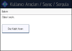 İşlem paneli ekran çizimi