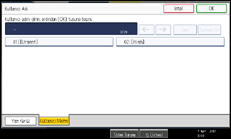 İşlem paneli ekran çizimi