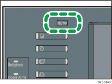 Kullanıcı Araçları/Sayaç tuşu gösterimi