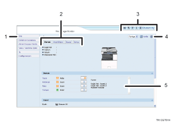 Web tarayıcısı ekranı resmi numaralı çağırma resmi