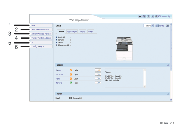 Web tarayıcısı ekranı resmi numaralı çağırma resmi