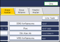 işlem paneli ekran çizimi