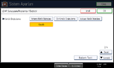 İşlem paneli ekran çizimi