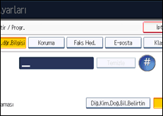 İşlem paneli ekran çizimi