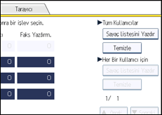 İşlem paneli ekran çizimi