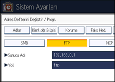 İşlem paneli ekran çizimi