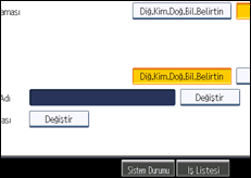 ��lem paneli ekran &ccedil;izimi