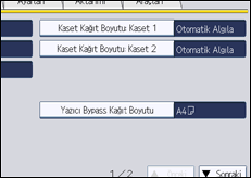 İşlem paneli ekran çizimi