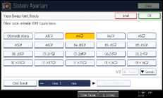İşlem paneli ekran çizimi