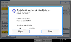 İşlem paneli ekran çizimi