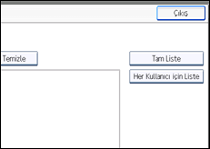 İşlem paneli ekran çizimi