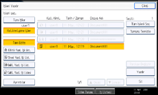İşlem paneli ekran çizimi