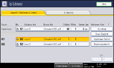 İşlem paneli ekran çizimi