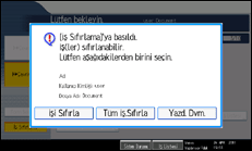 İşlem paneli ekran çizimi