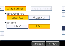 İşlem paneli ekran çizimi