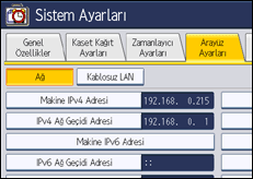 İşlem paneli ekran çizimi
