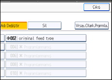 İşlem paneli ekran çizimi
