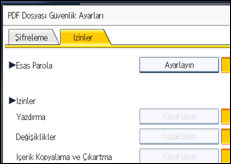 İşlem paneli ekran çizimi