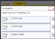 İşlem paneli ekran çizimi
