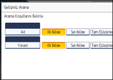 İşlem paneli ekran çizimi