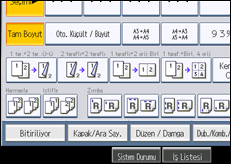 İşlem paneli ekran çizimi