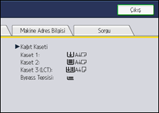 İşlem paneli ekran çizimi