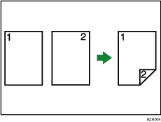 Illustration of two-sided printing